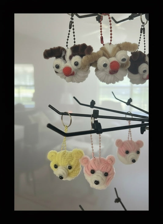 Top Head Bear Keychain